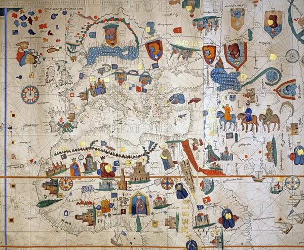 Copy of Juan de La Cosa's map (detail)