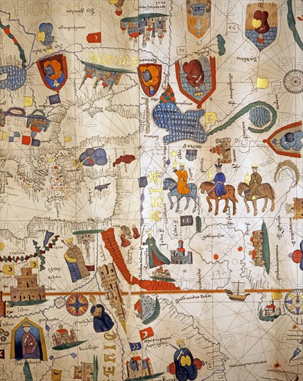 Copy of Juan de La Cosa's map (detail)