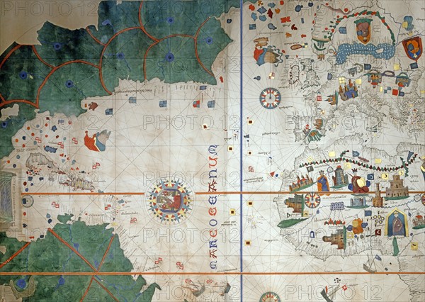 Copy of Juan de La Cosa's map (detail)