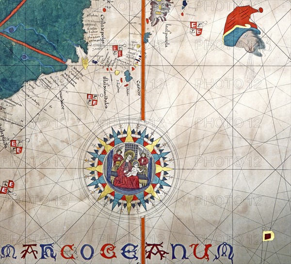 Copy of Juan de La Cosa's map (detail)