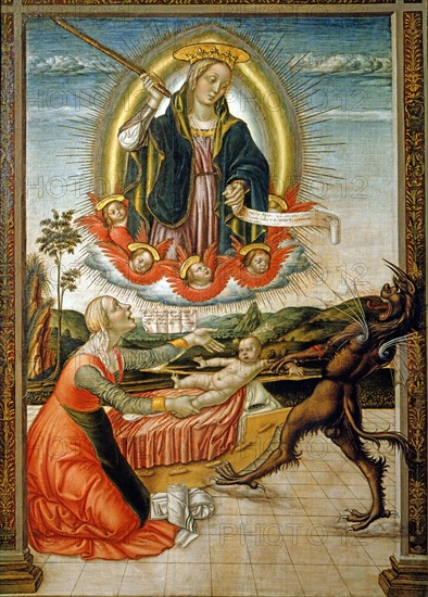 Niccolò Alunno, La Vierge du Bon-Secours