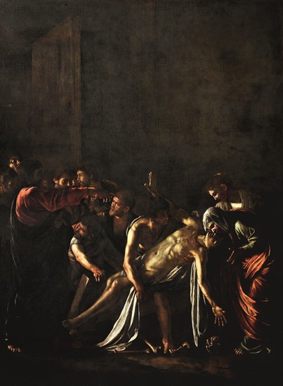 Caravage, La Résurrection de Lazare