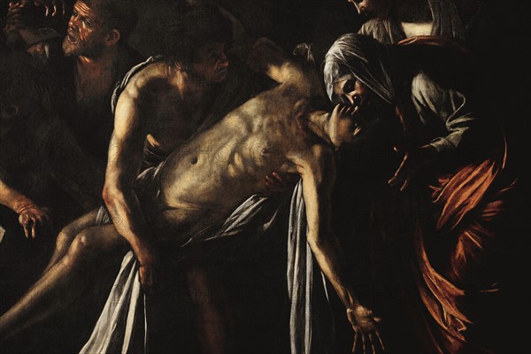 Caravaggio, The Resurrection of Lazarus (detail)