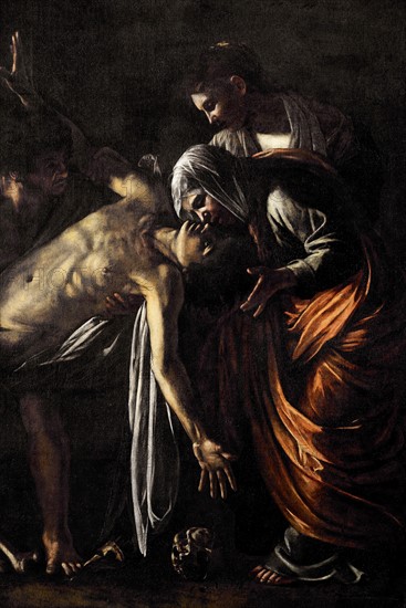 Caravaggio, The Resurrection of Lazarus (detail)