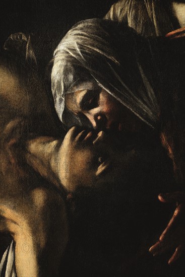 Caravaggio, The Resurrection of Lazarus (detail)