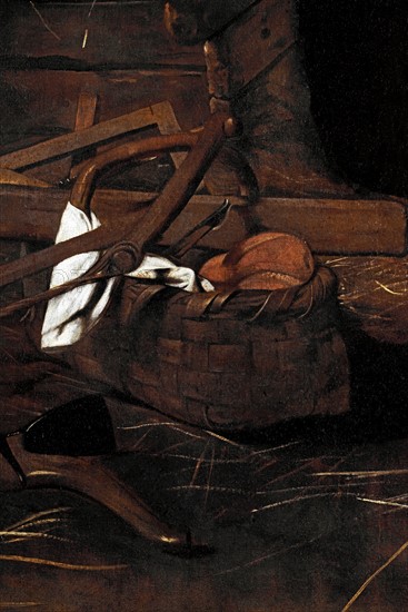 Caravaggio, Adoration of the Shepherds (detail)