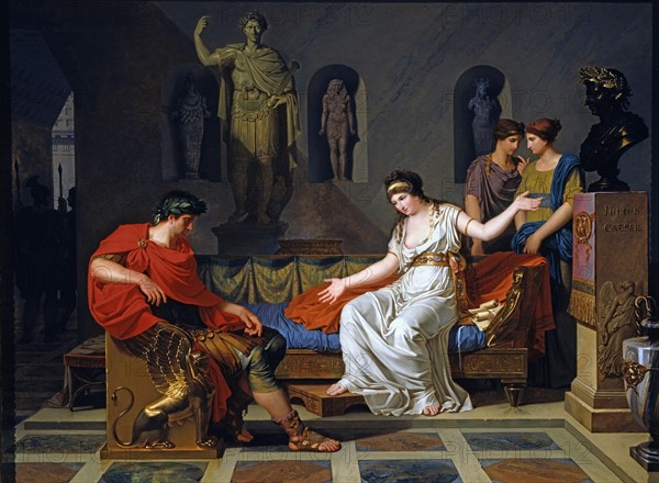 Gauffier, Rencontre d'Auguste et Cléopâtre après la bataille d'Actium
