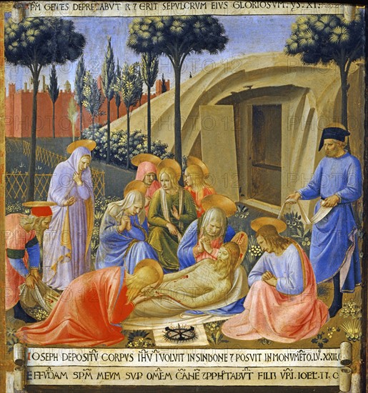 Fra Angelico, Lamentation sur le corps du Christ