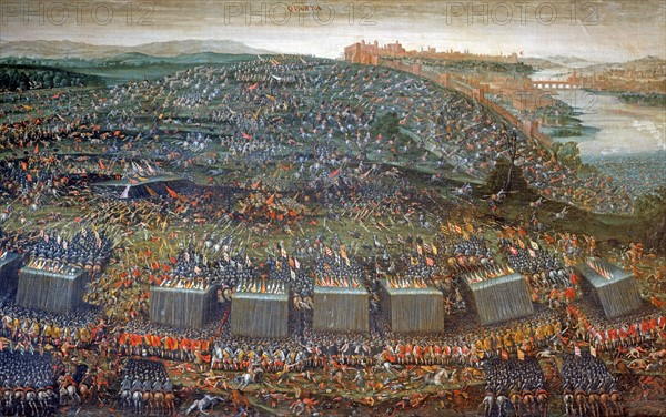 La Bataille de la Montagne Blanche près de Prague, le 8 novembre 1620. Quatrième phase : les troupes de Frédéric V du Palatinat sont vaincues par celles de Ferdinand II du Saint-Empire