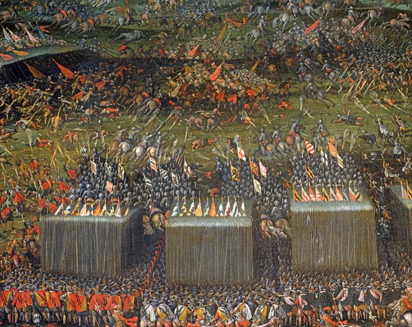 La Bataille de la Montagne Blanche près de Prague, le 8 novembre 1620. Quatrième phase : les troupes de Frédéric V du Palatinat sont vaincues par celles de Ferdinand II du Saint-Empire (détail)