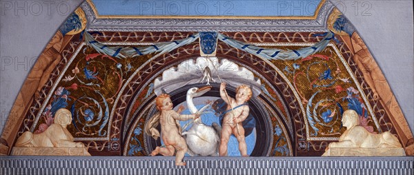 Mengs, Projet pour la décoration d'une voûte : Putti et pélican