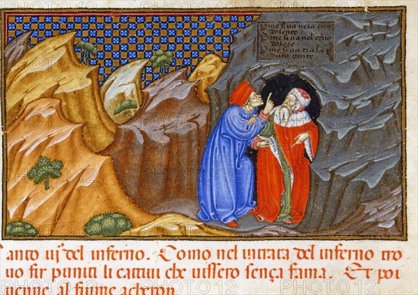 "La Divine Comédie", L'Enfer : Dante et Virgile aux portes de l'Enfer