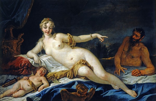 Sebastiano Ricci, Vénus avec satyre et Cupidon