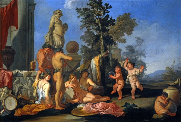 Giulio Carpioni, Fête de Bacchus