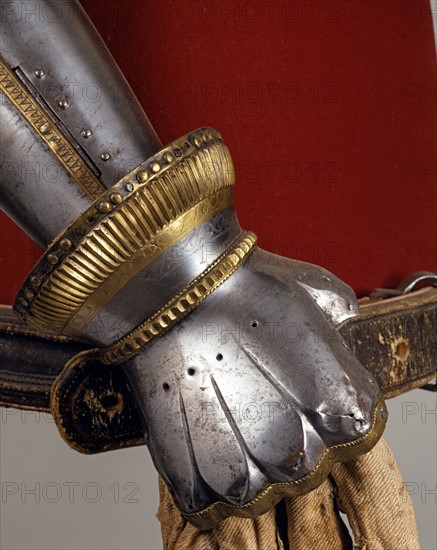 Armure appartenant à un noble Seigneur de Matsch, avec casque bassinet à "bec de passereau"