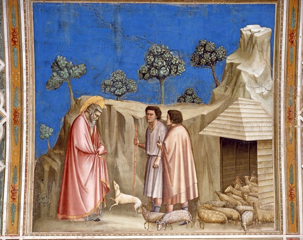 Giotto, Joachim among the Shepherds