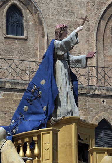 Char processionnel de Santa Rosalia, patronne de la ville de Palerme