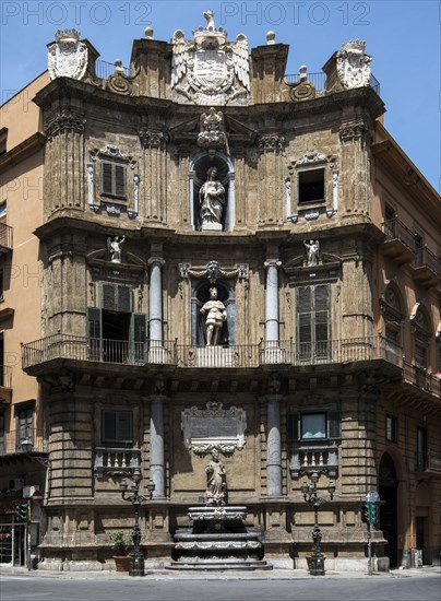 Piazza dei Quattro Canti à Palerme