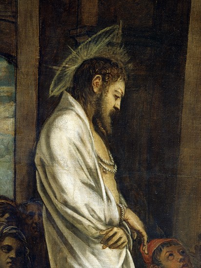 Tintoretto, Le Christ devant Pilate (détail)