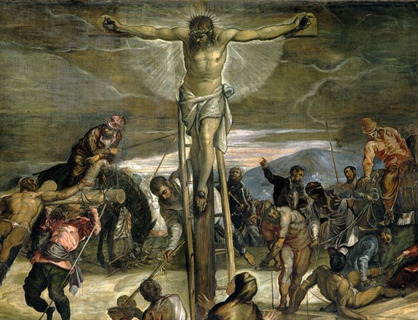 Tintoretto, The Crucifixion (Detail)