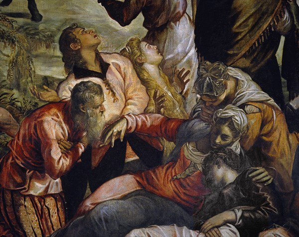 Tintoretto, La Crucifixion (détail)