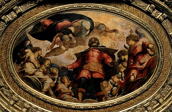 Tintoretto, Saint Roch en gloire