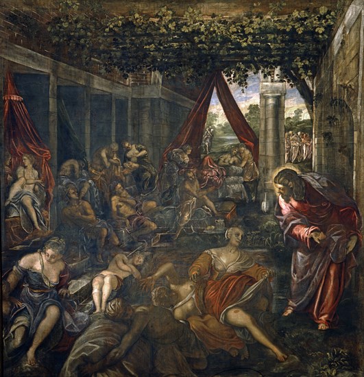 Tintoretto, La piscine probatique