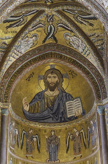 Christ Pantrocator de la cathédrale de Cefalù (Sicile)