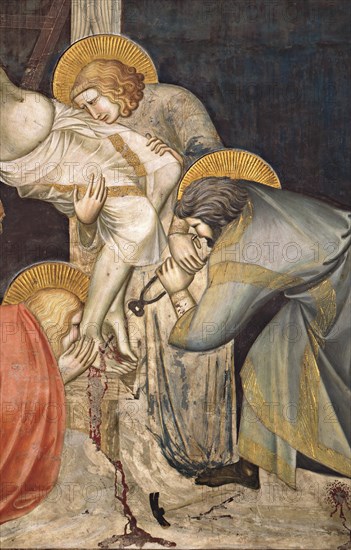 Lorenzetti, Descent from the Cross (detail)