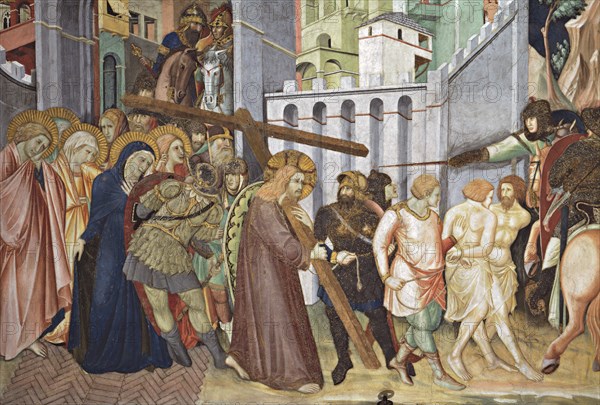 Lorenzetti, La Montée au Calvaire (détail)