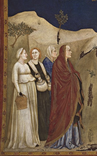 Giotto, Visitation (detail)