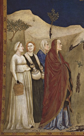 Giotto, La Visitation (détail)