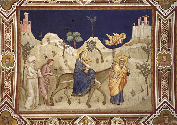 Giotto, La fuite en Egypte