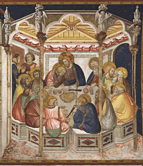 Lorenzetti, La Cène (détail)
