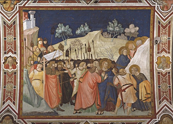 Lorenzetti, The Taking of Christ. Betrayal of Jesus.