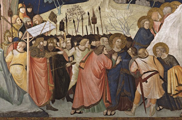 L'arrestation du Christ. La Trahison de Judas (détail)