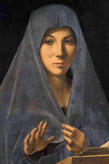 Antonello da Messina, L'Annonciation (détail)