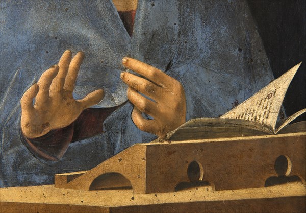 Antonello da Messina, Annunciation (detail)