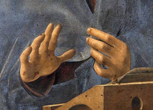 Antonello da Messina, L'Annonciation (détail)