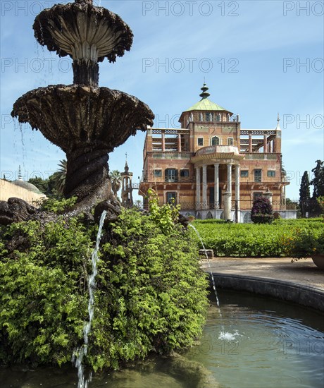 Parc de la Favorita à Palerme, le Palais chinois