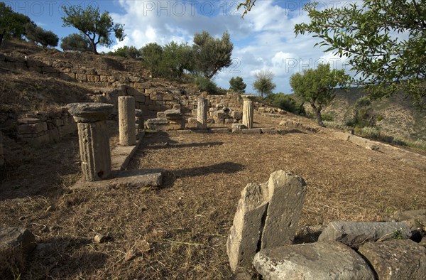 Site archéologique de Halaesa Arconidea (Sicile)