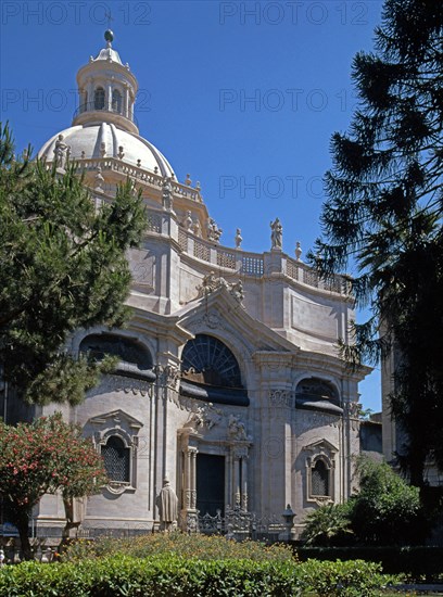 Cathédrale de Sant'Agata à Catane (Sicile)