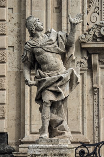 Josué, statue de la Collégiale basilique de Saint-Sébastien d'Acireale (Sicile)
