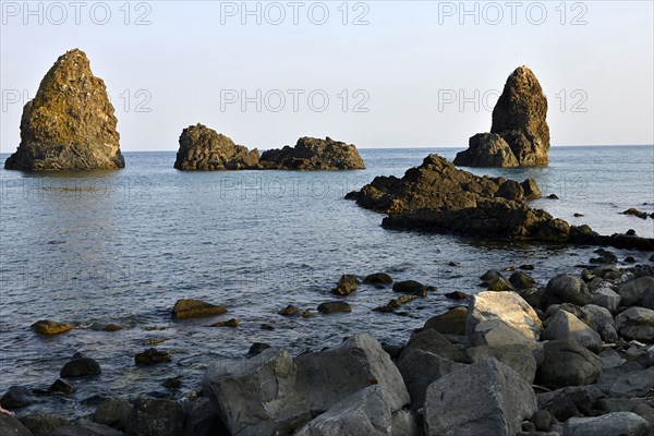 "Roches des Cyclopes", à Aci Trezza (Sicile)