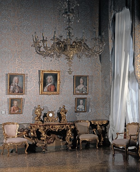 The Salon of Pastels at Cà Rezzonico in Venice