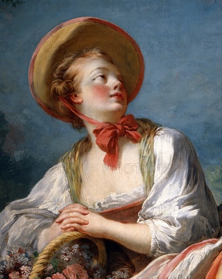 Fragonard, La Jardinière (détail)