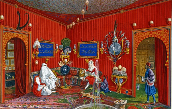 Germano Prosdocimi, Oriental room of the Villa Lazarovich in Trieste