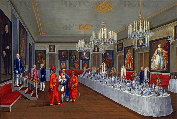 Germano Prosdocimi, Dining room of the Villa Lazarovich in Trieste