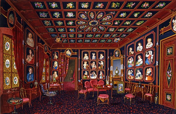 Germano Prosdocimi, Conversation room of the Villa Lazarovich in Trieste