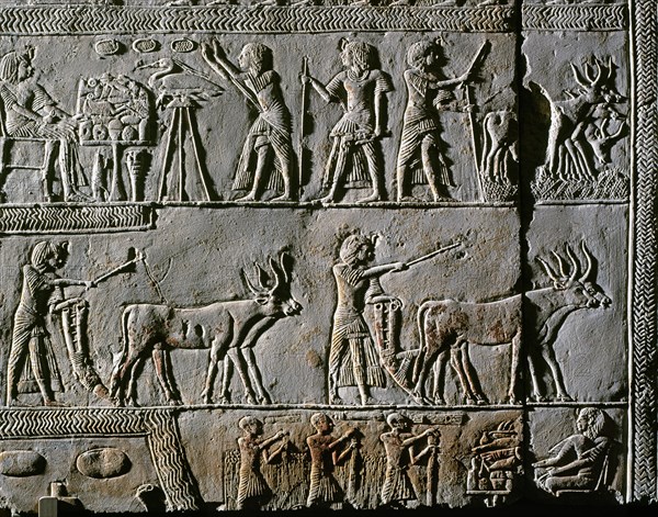 Relief from the tomb of Horemheb in Saqqara